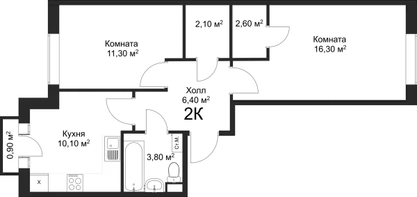 Квартира в ЖК Рахманинов