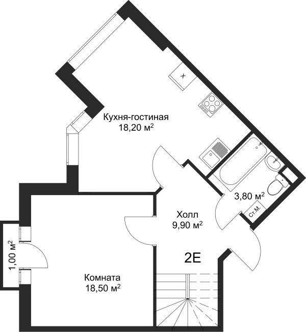 Квартира в ЖК Рахманинов