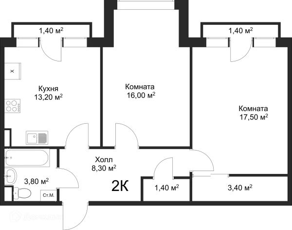 Квартира в ЖК Рахманинов