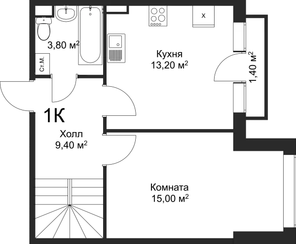 Квартира в ЖК Рахманинов