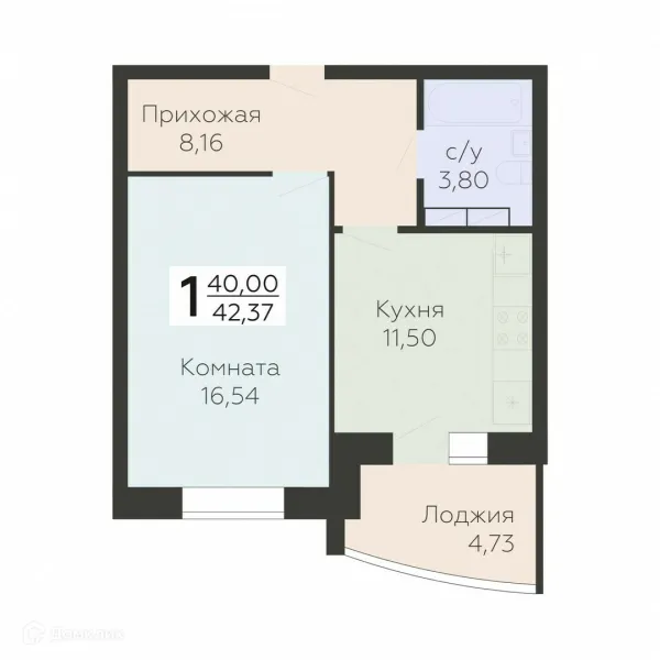 Квартира в ЖК Nova Парк (Нова Парк)