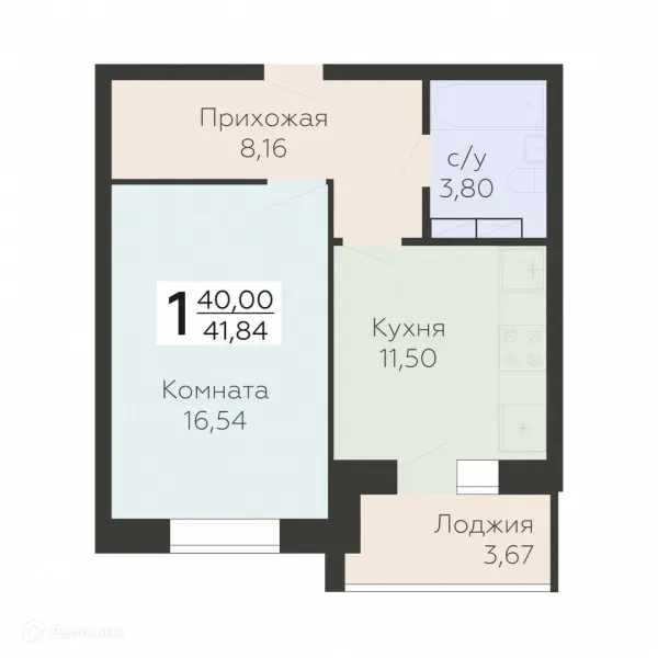Квартира в ЖК Nova Парк (Нова Парк)