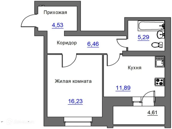 Квартира в ЖК Дом по ул. Карачевская