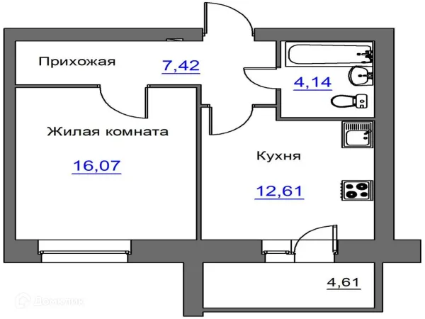 Квартира в ЖК Дом по ул. Карачевская