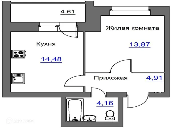 Квартира в ЖК Дом по ул. Карачевская