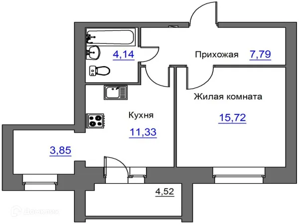 Квартира в ЖК Дом по ул. Карачевская