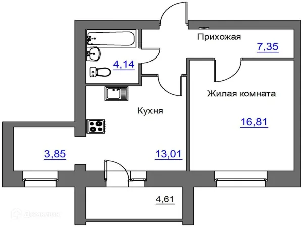 Квартира в ЖК Дом по ул. Карачевская