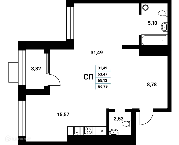 Фото квартиры в ЖК Z-town (Зет-таун)