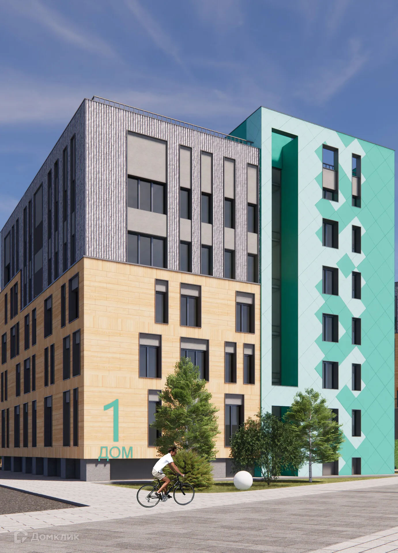 Планировка 3-комнатной квартиры 76.6 м² в ЖК НовоГрад, г. Салехард — фото 6