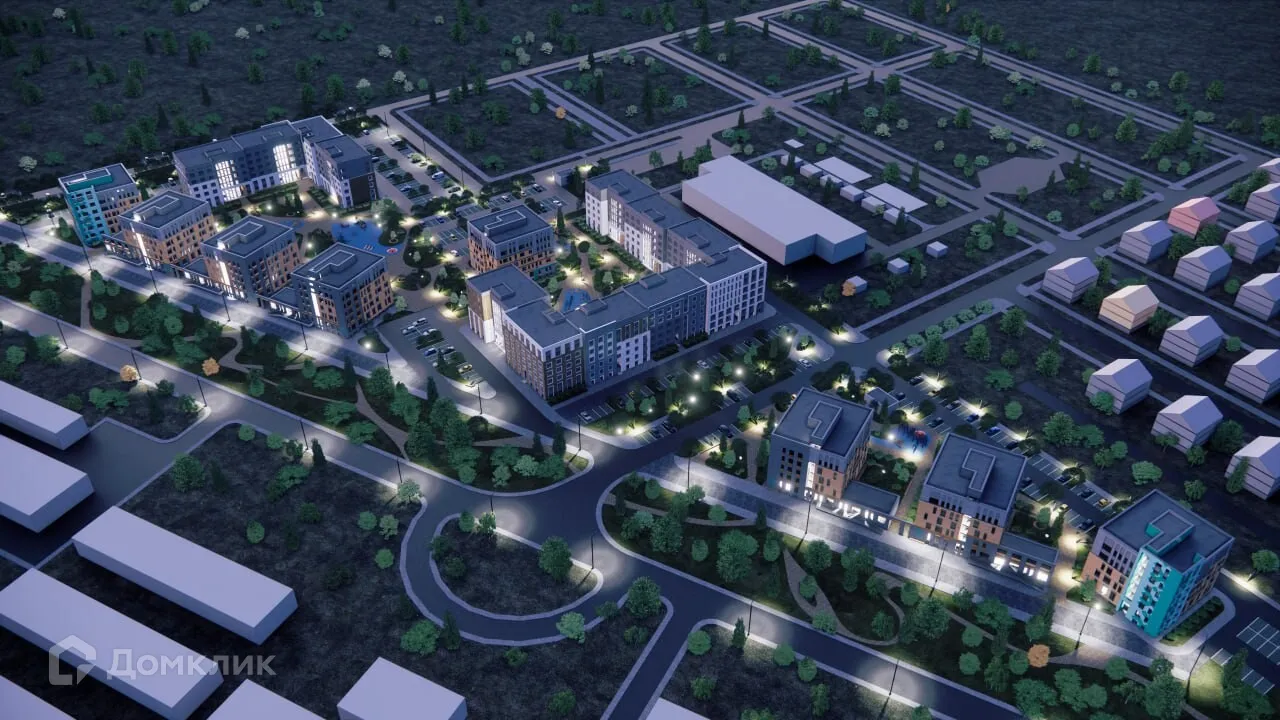 Планировка 1-комнатной квартиры 41.4 м² в ЖК НовоГрад, г. Салехард — фото 6