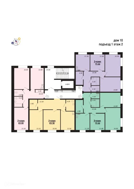 2 комн. в ЖК НовоГрад