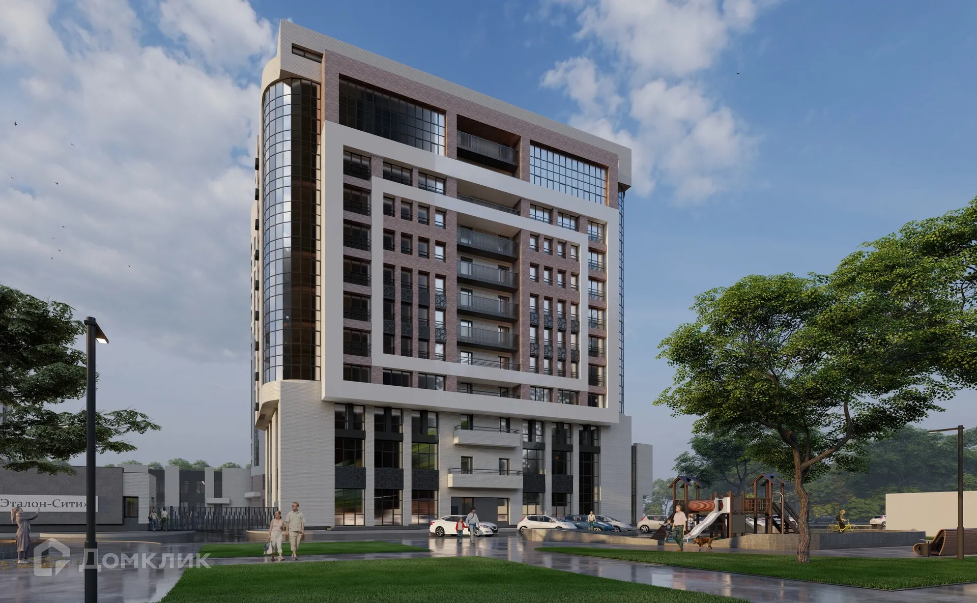 Планировка 1-комнатной квартиры 52.36 м² в ЖК Символ, г. Владикавказ — фото 7