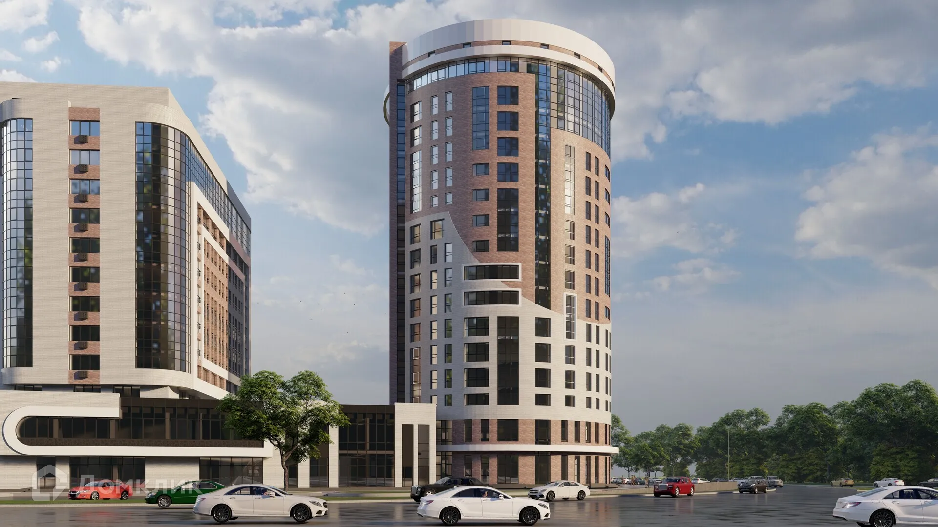 Планировка 3-комнатной квартиры 100.25 м² в ЖК Символ, г. Владикавказ — фото 15