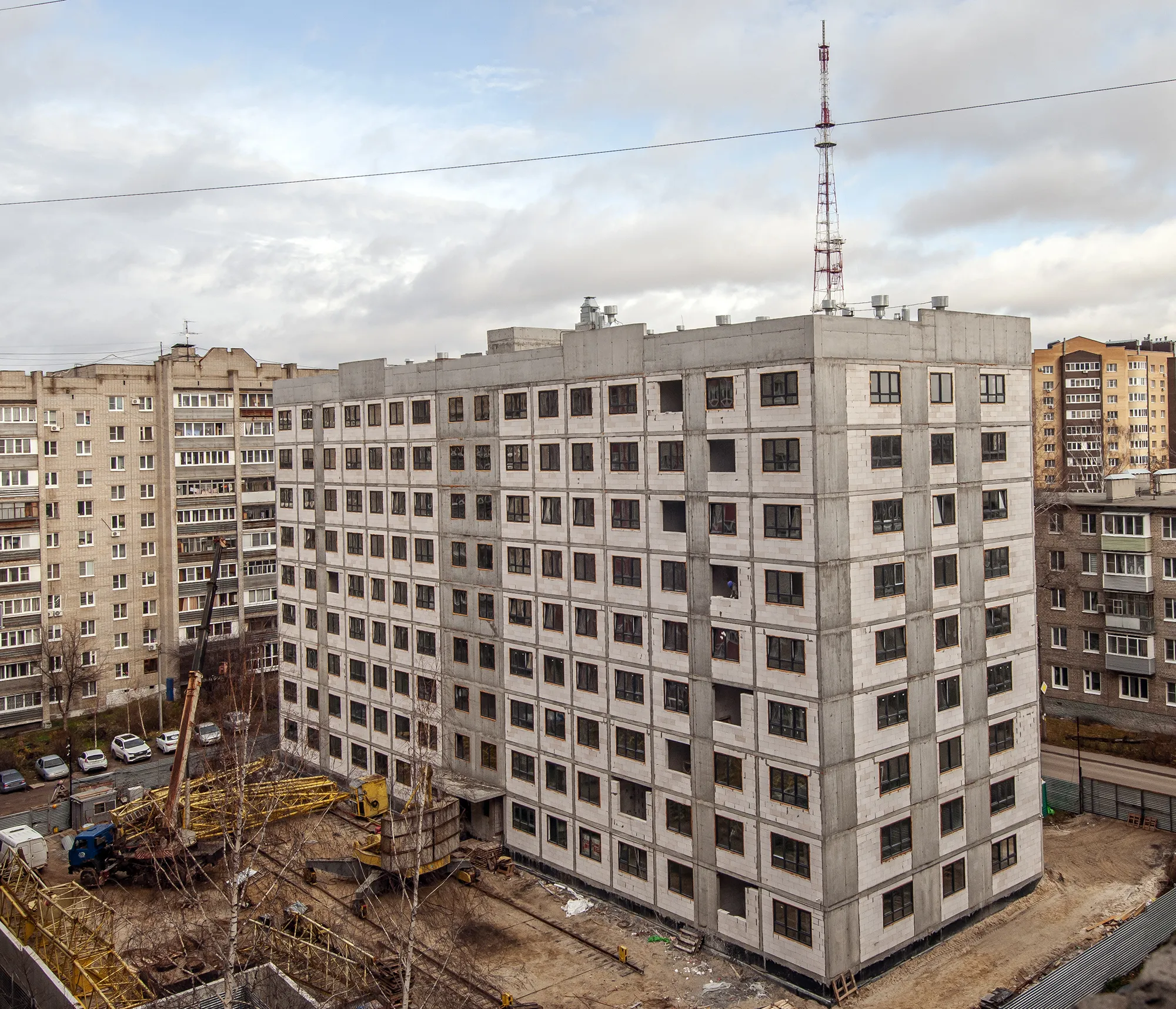 ЖК Дом на Разина ход строительства