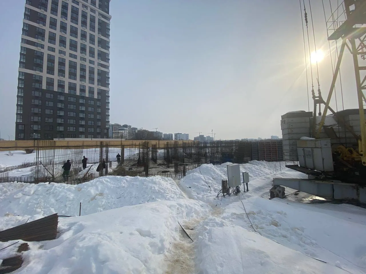 Метропарк ход строительства