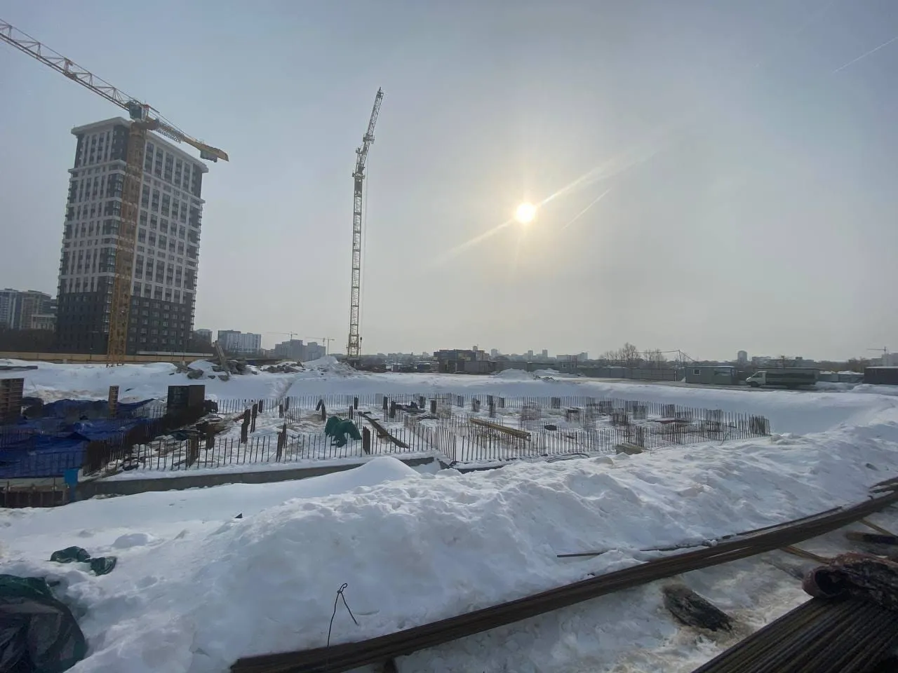 Метропарк ход строительства