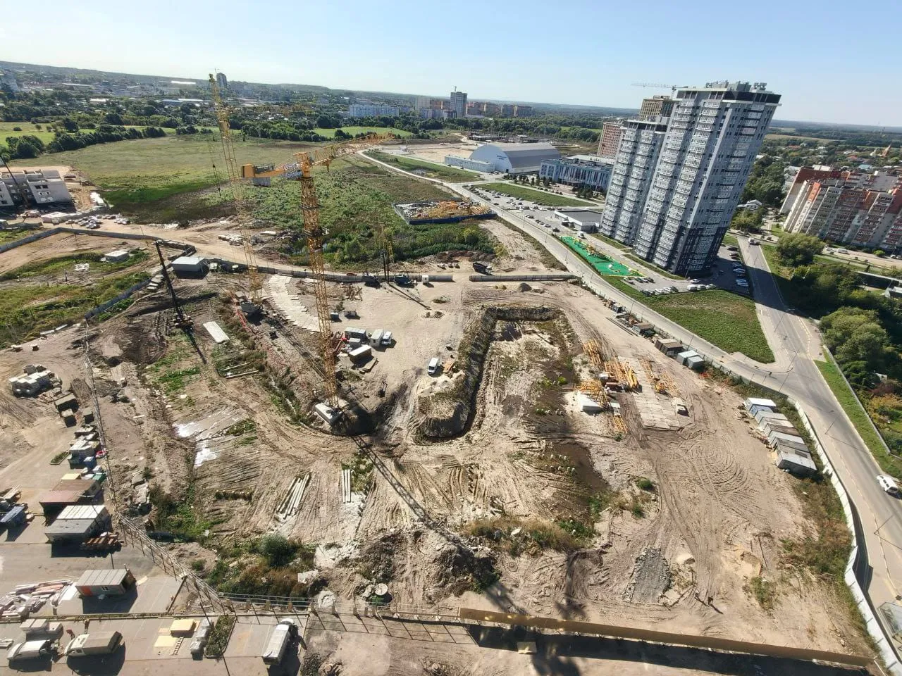 Метропарк ход строительства