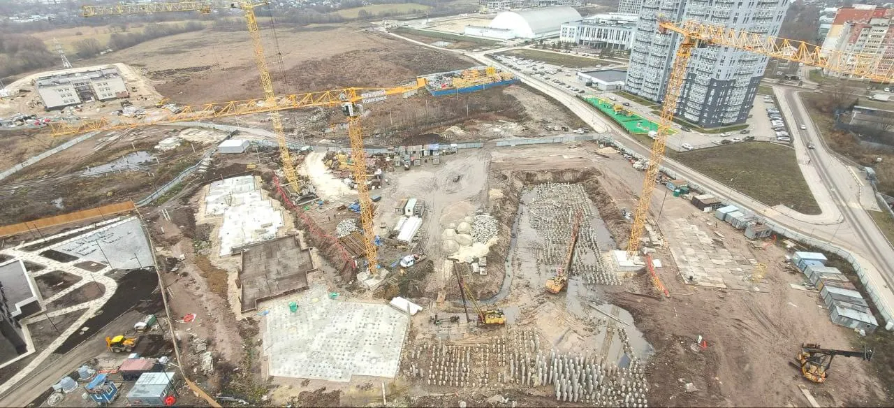 Метропарк ход строительства