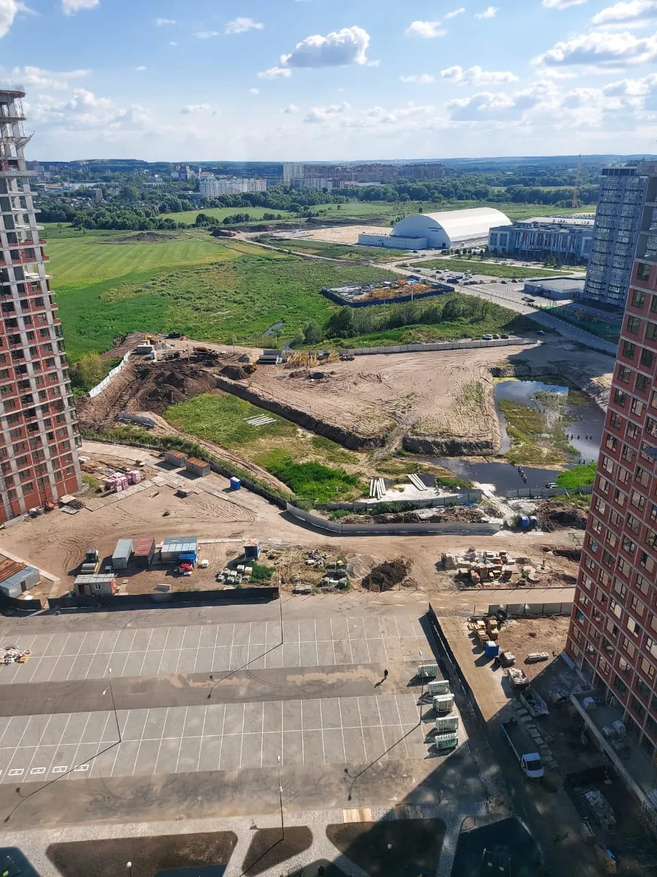 Метропарк ход строительства