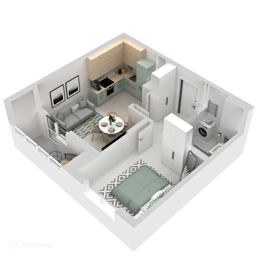 Фото квартиры в ЖК "Абрикос"