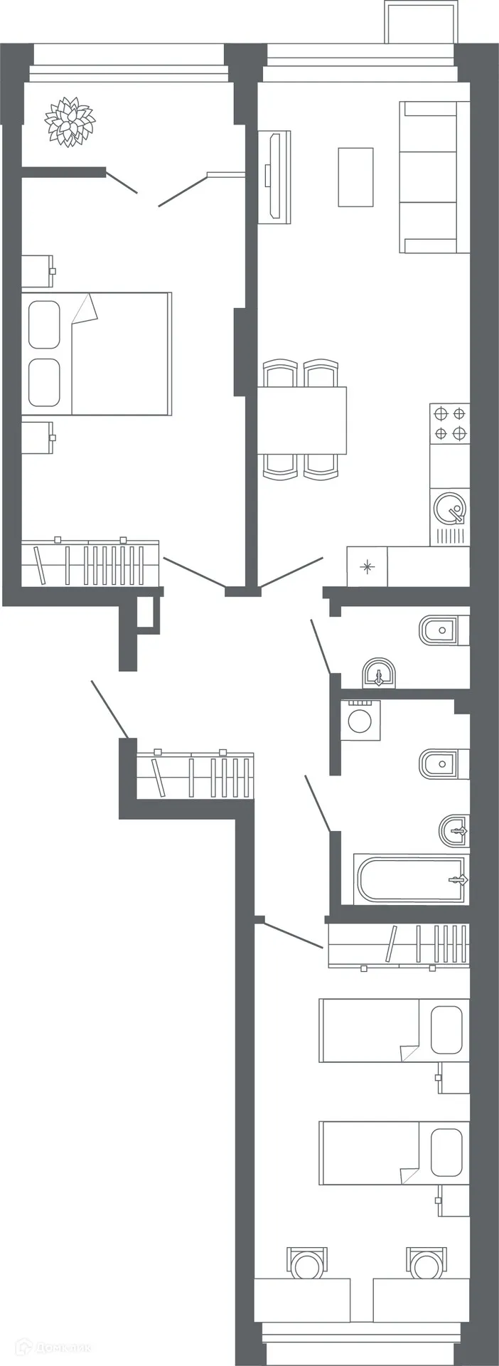 Фото квартиры в ЖК "Проспект Мира"