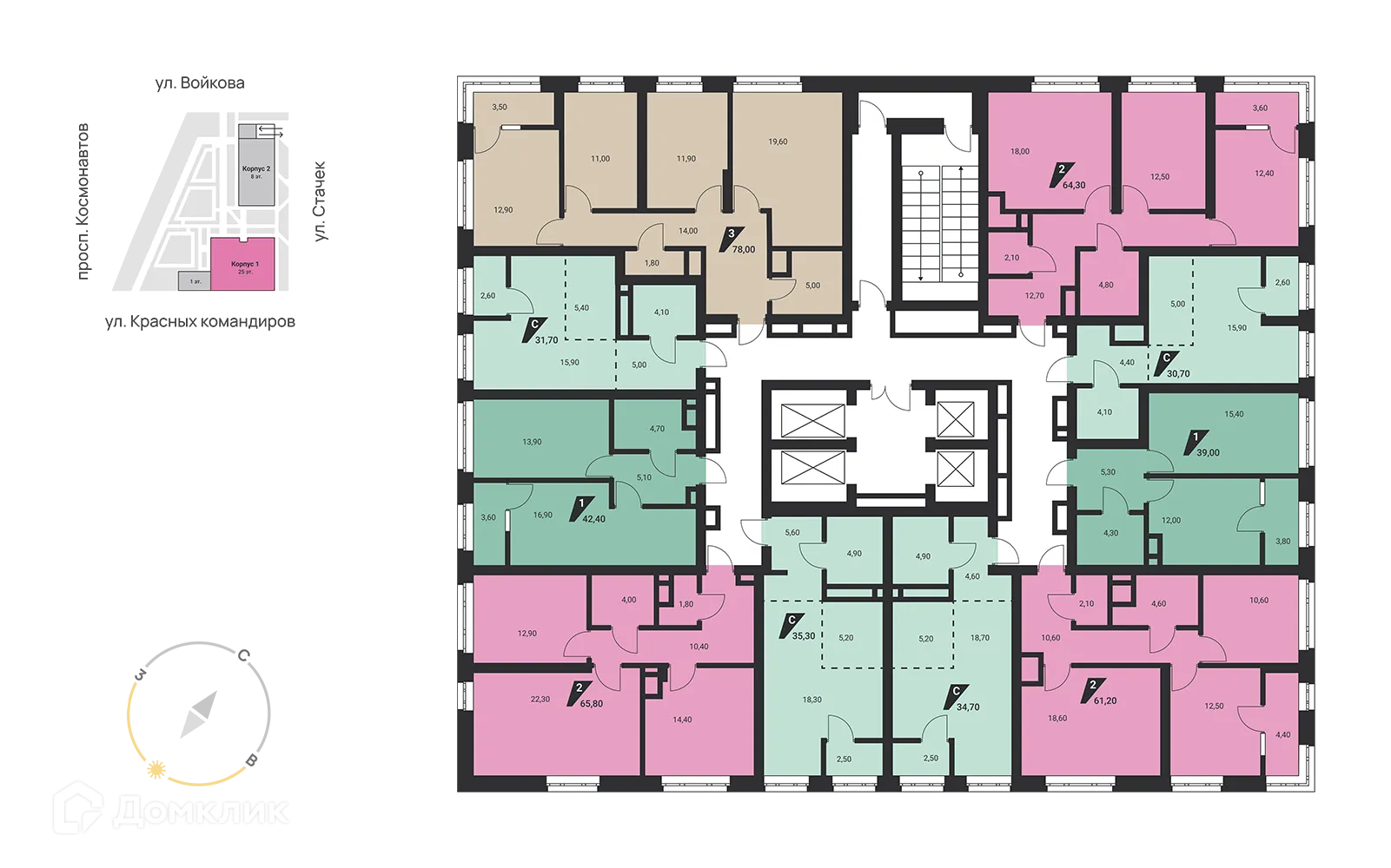 Фото квартиры в ЖК Квартал К3