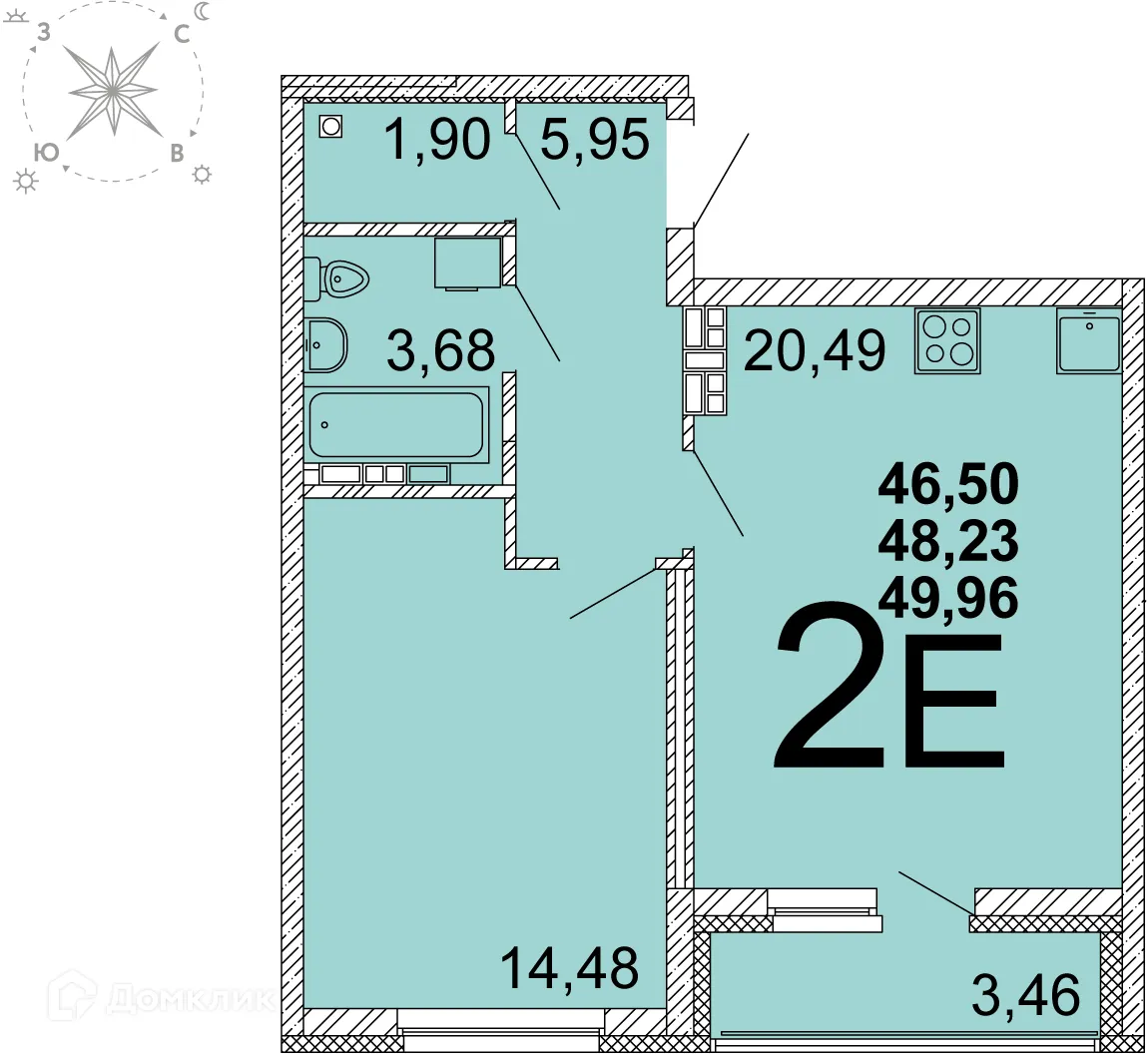 Фото квартиры в ЖК "ELEVEN (Элевен)"