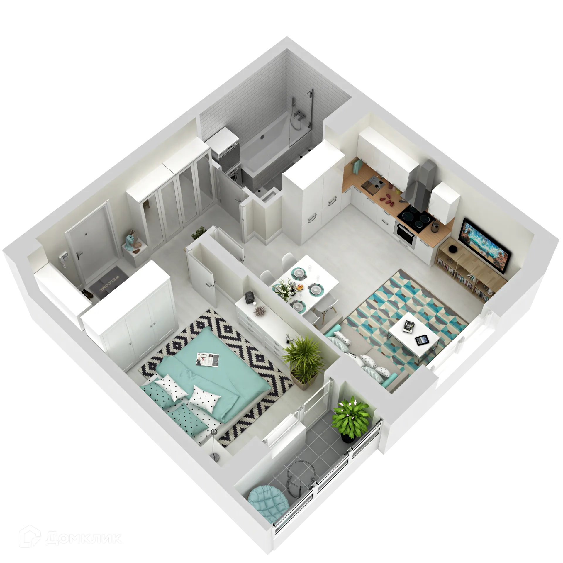 Фото квартиры в ЖК "Абрикос"