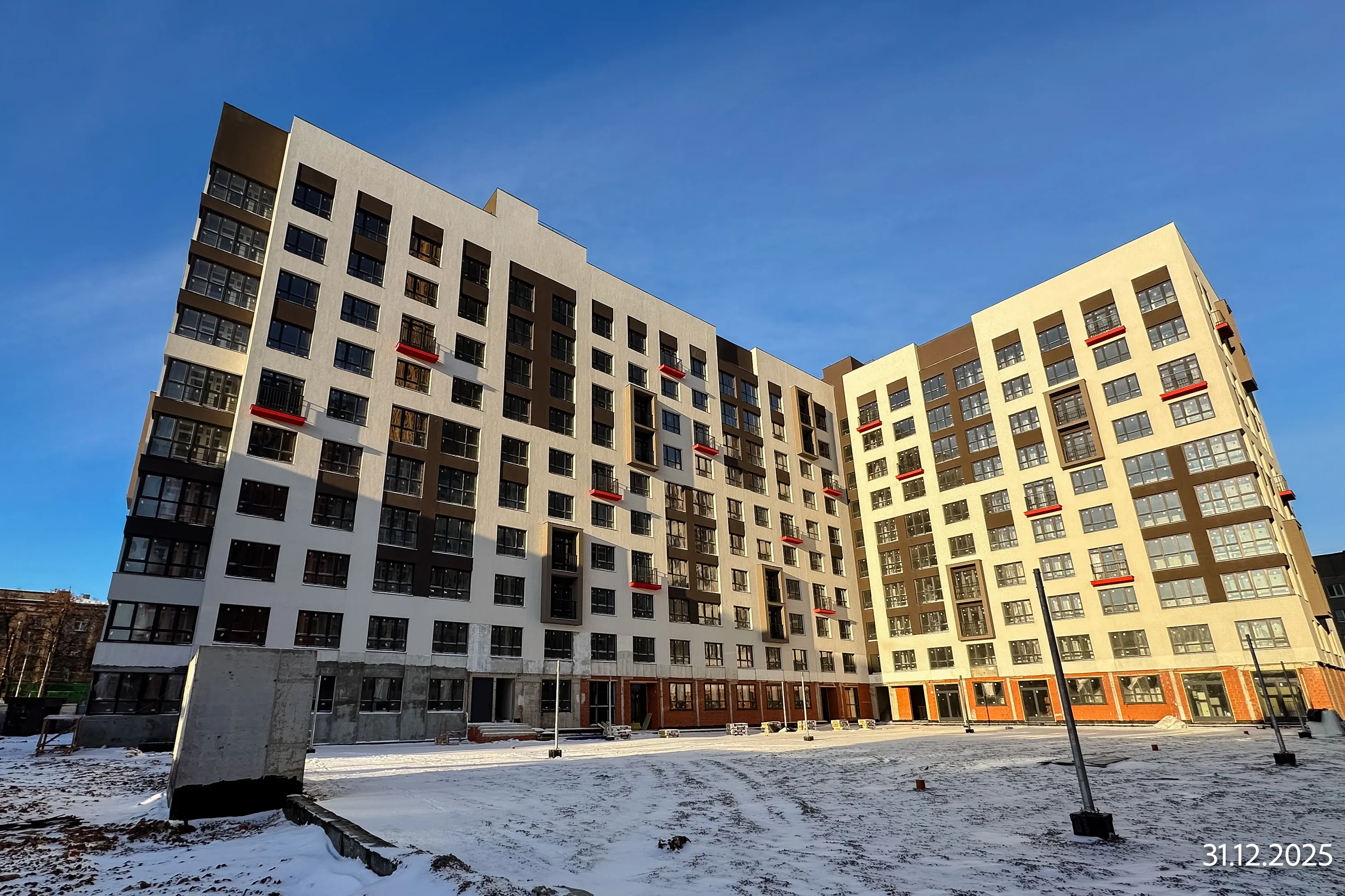ЖК Аура ход строительства