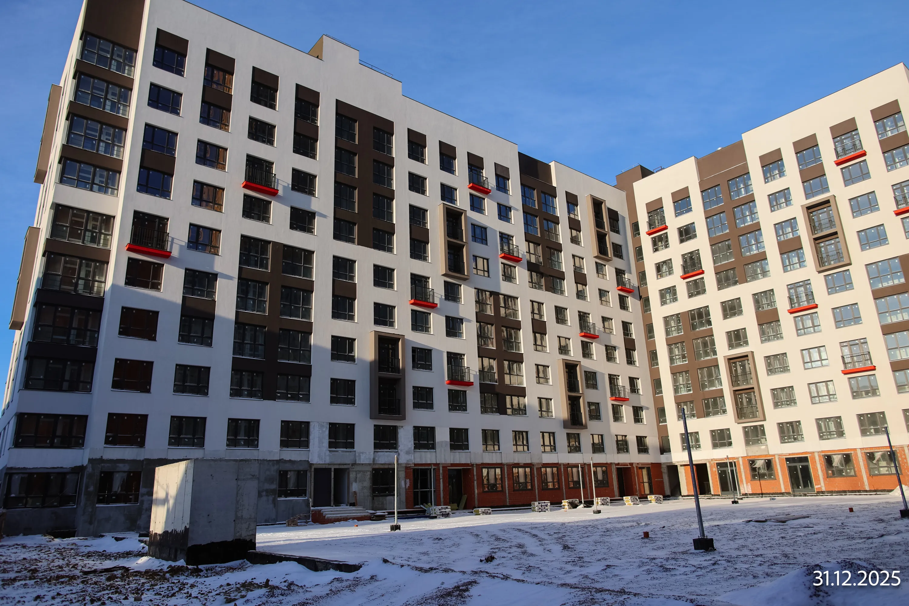ЖК Аура ход строительства