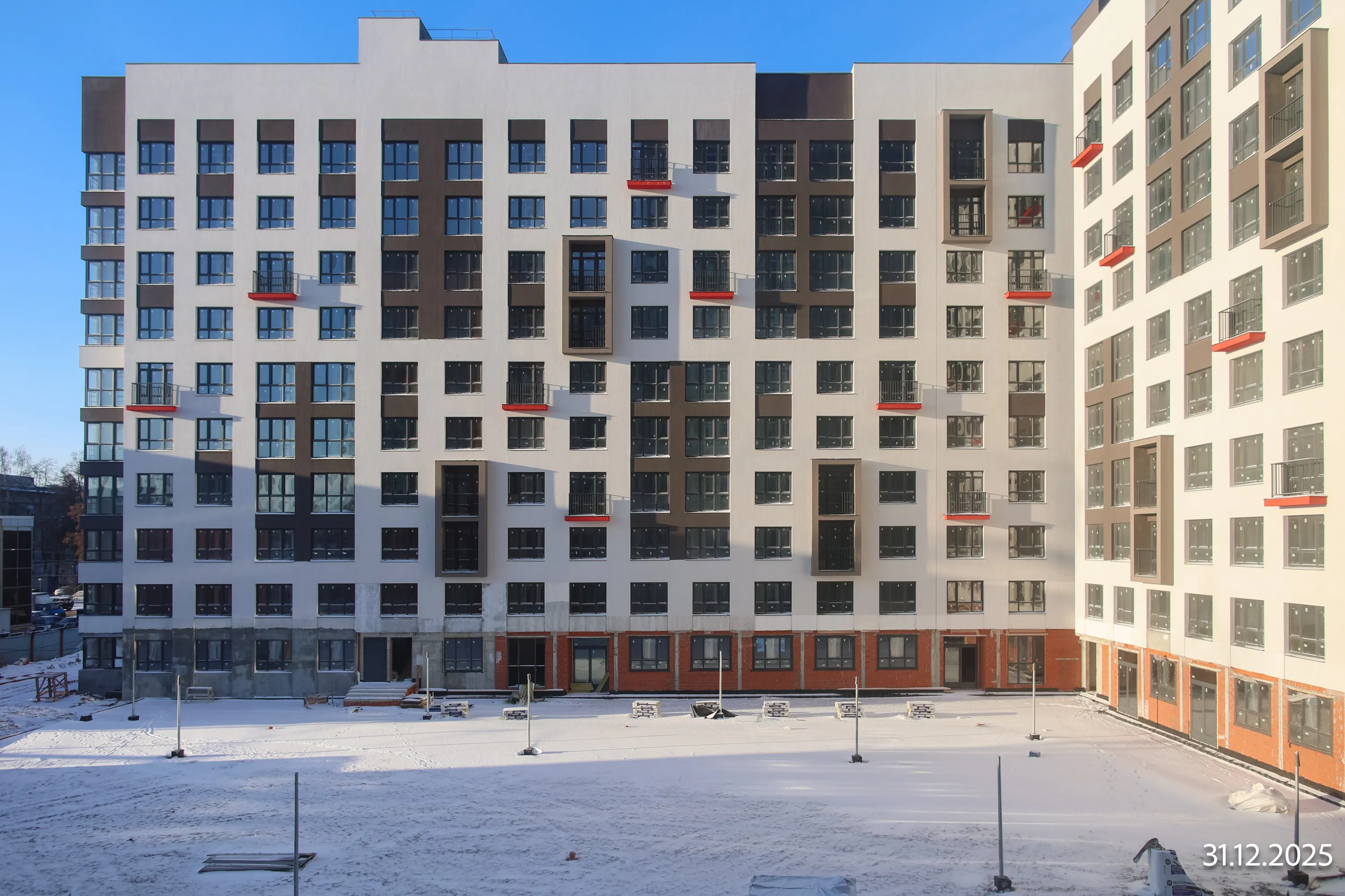 ЖК Аура ход строительства