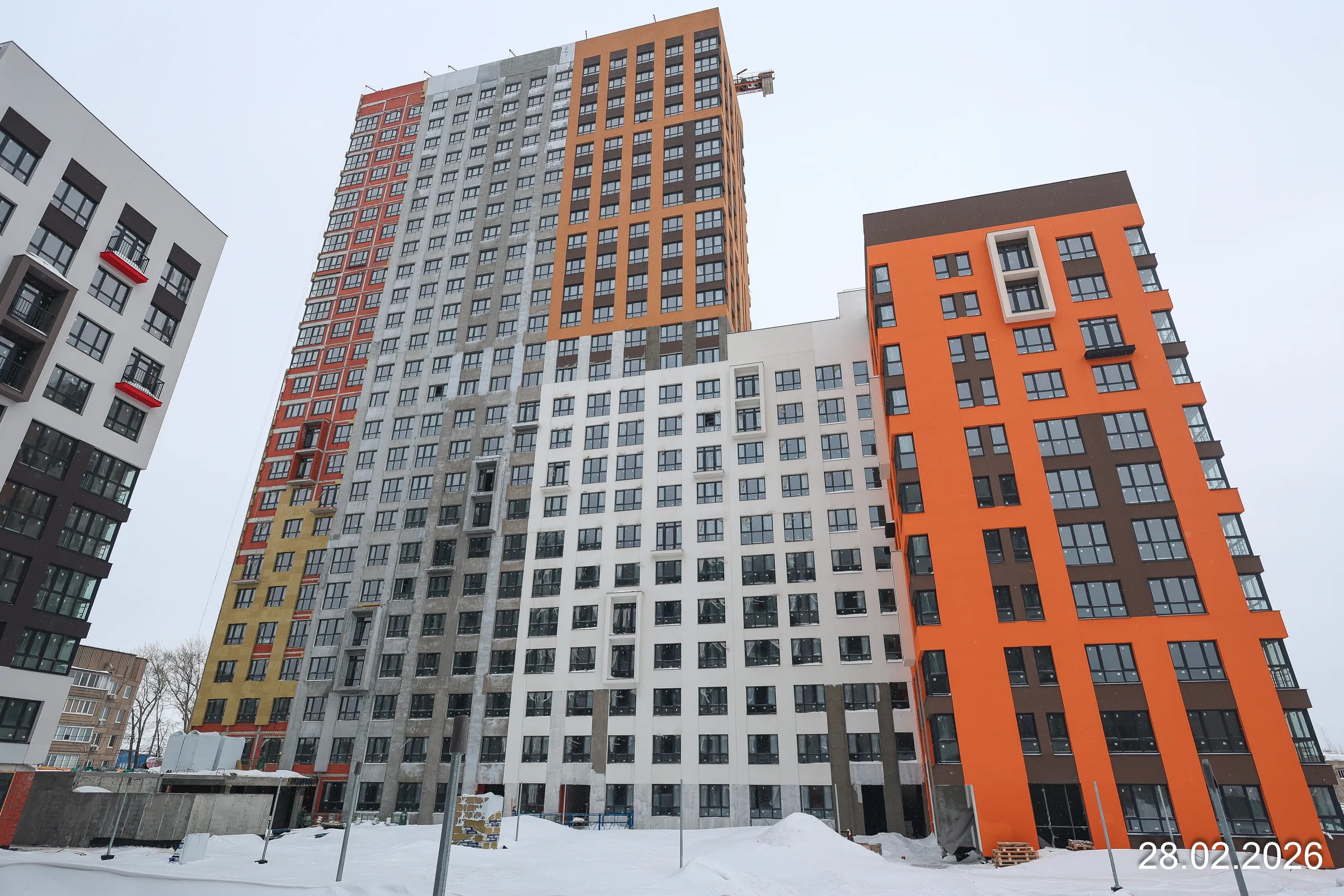 ЖК Аура ход строительства