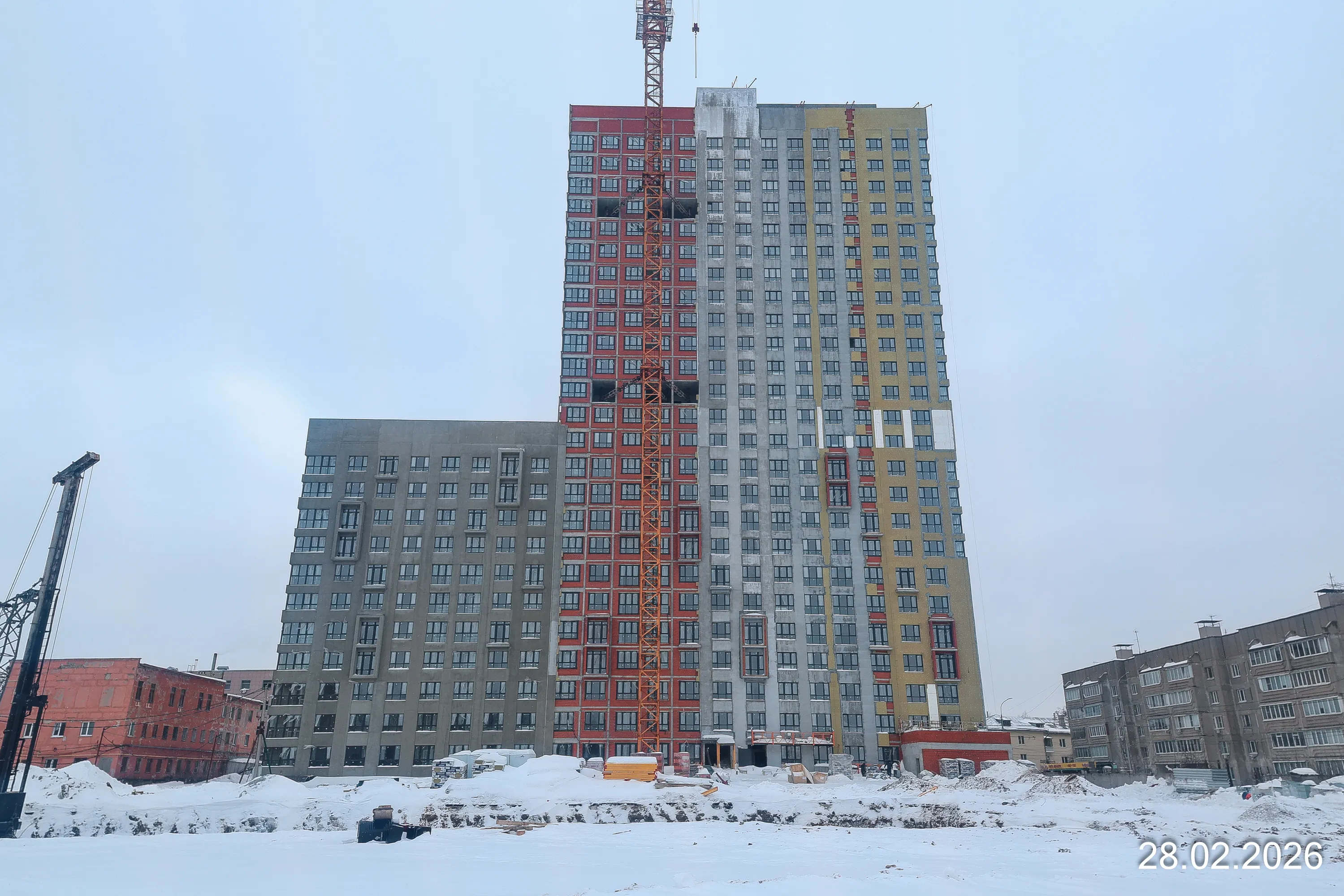 ЖК Аура ход строительства