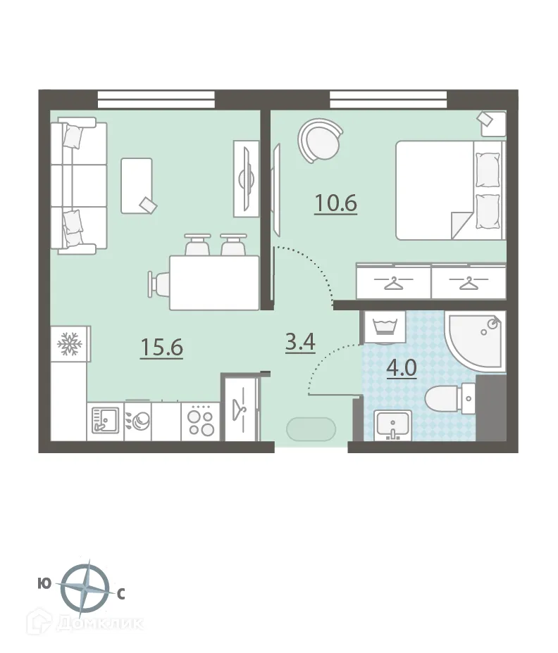 Фото квартиры в ЖК Малахит