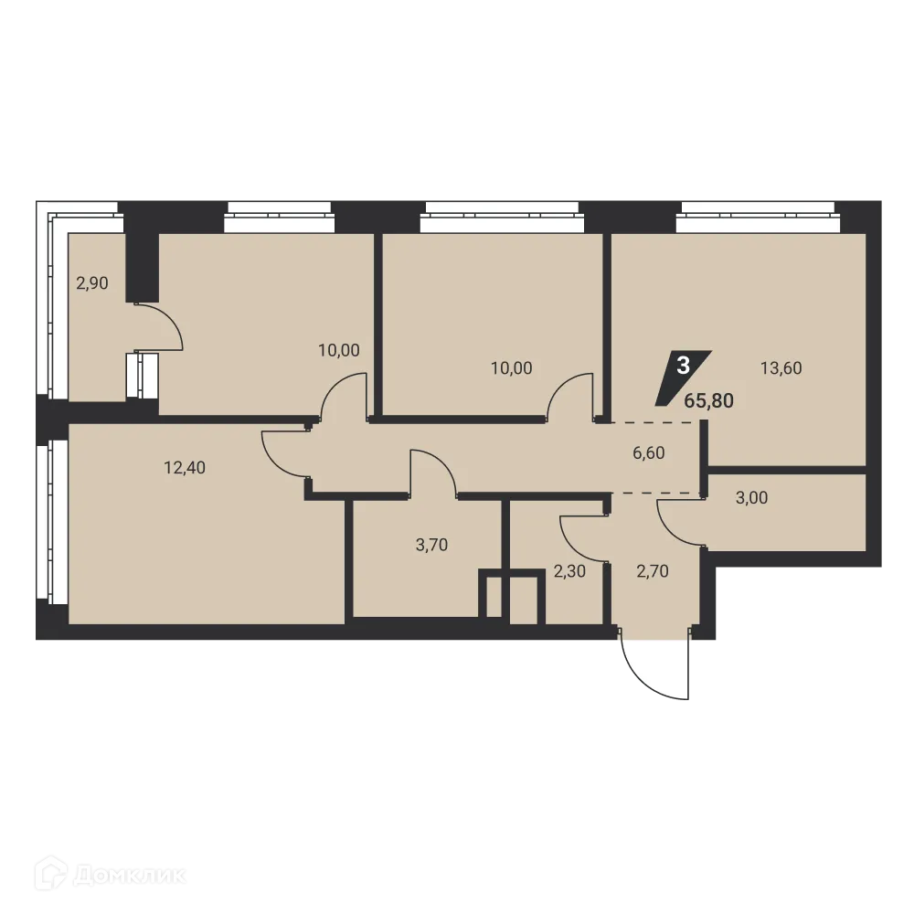 Фото квартиры в ЖК Квартал К3
