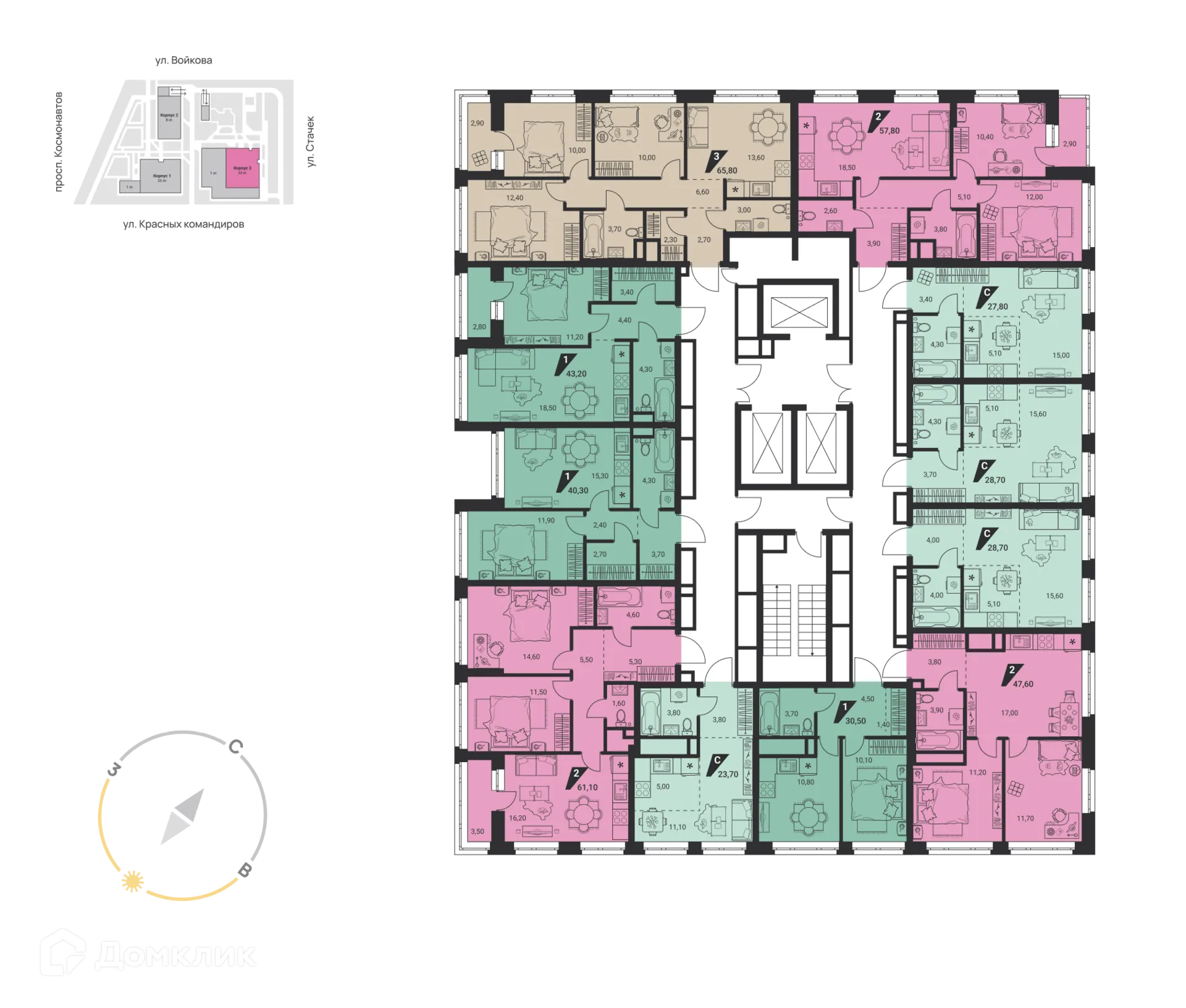Фото квартиры в ЖК Квартал К3