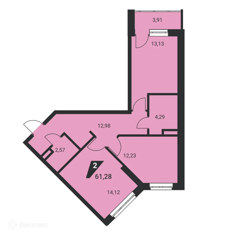 Фото квартиры в ЖК Дом на Ясной