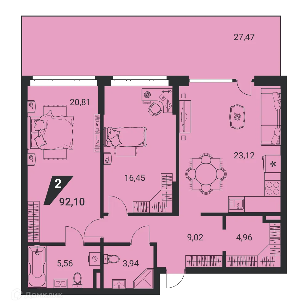 Фото квартиры в ЖК ТЕМП