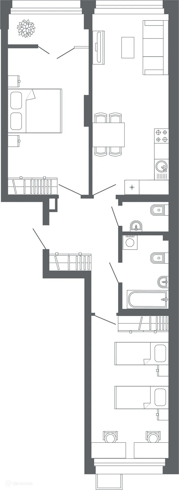 Фото квартиры в ЖК "Проспект Мира"
