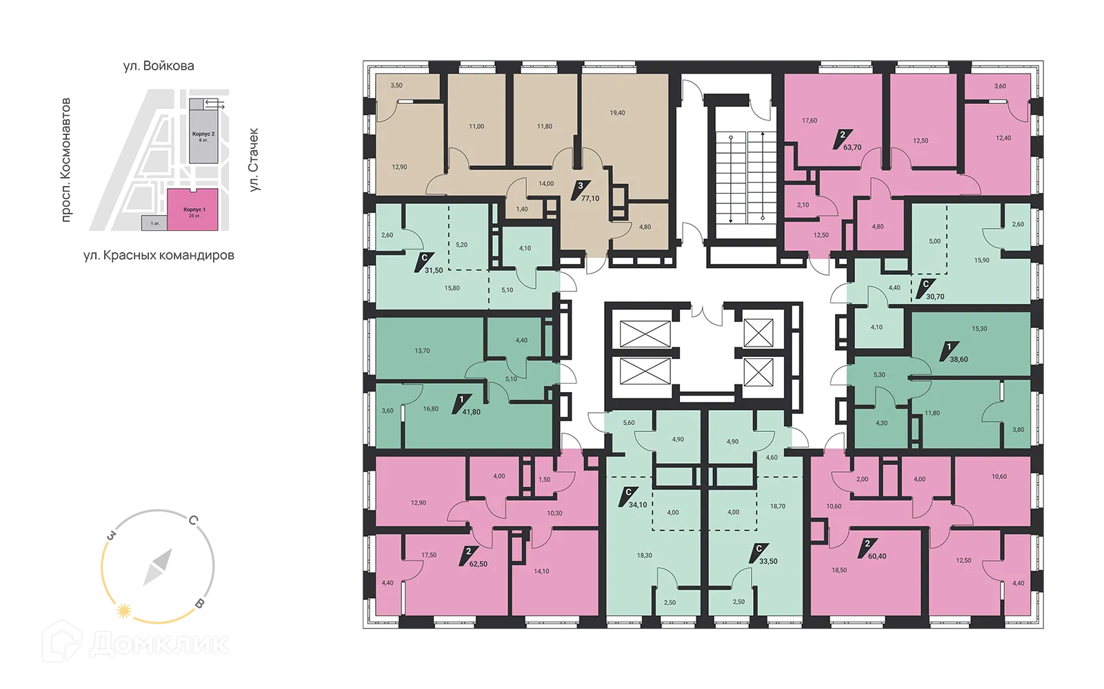 Фото квартиры в ЖК Квартал К3