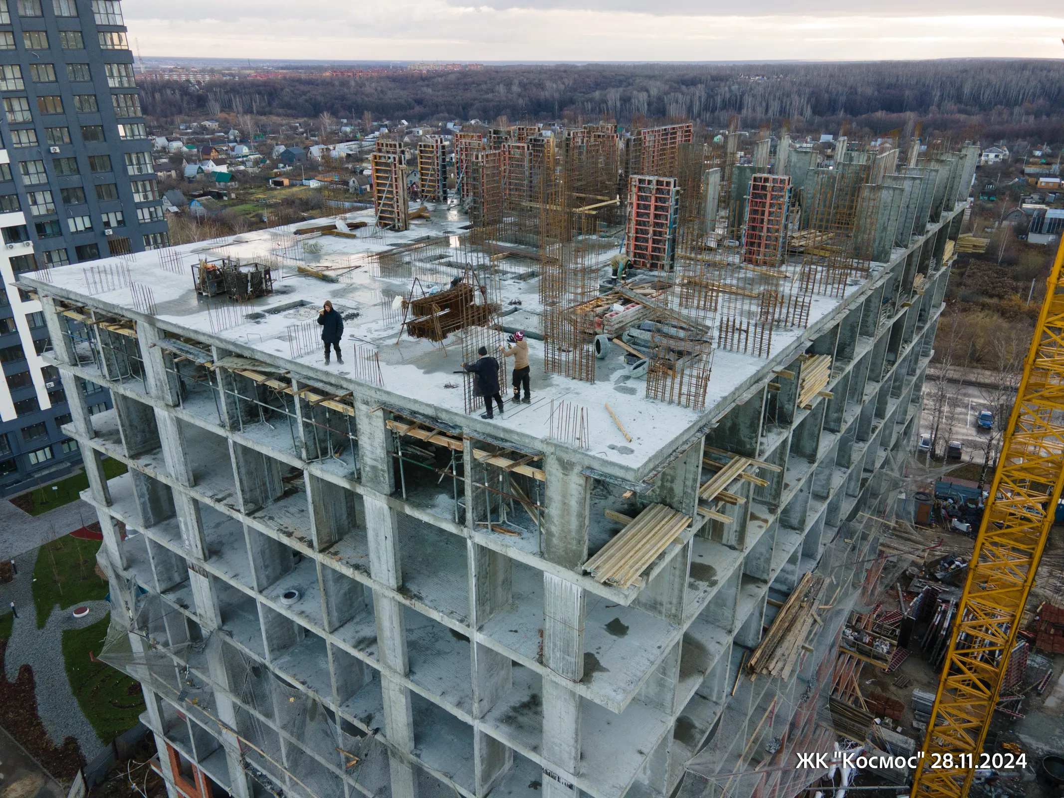ЖК Космос ход строительства