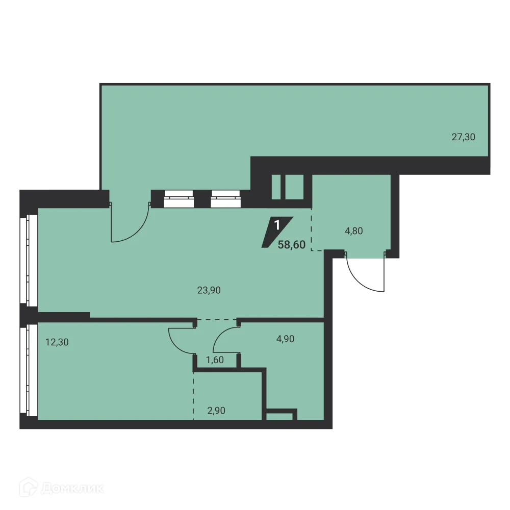 Фото квартиры в ЖК Квартал К3