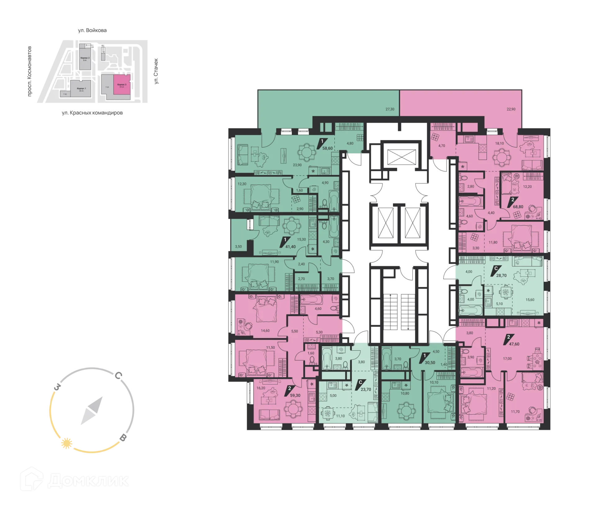 Фото квартиры в ЖК Квартал К3
