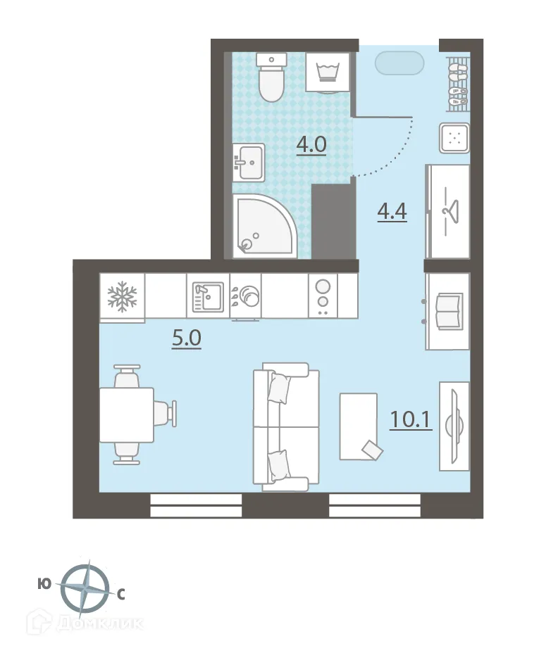 Фото квартиры в ЖК Малахит