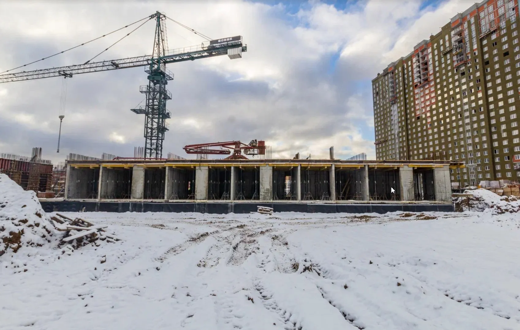 ЖК Еврокласс-4 ход строительства