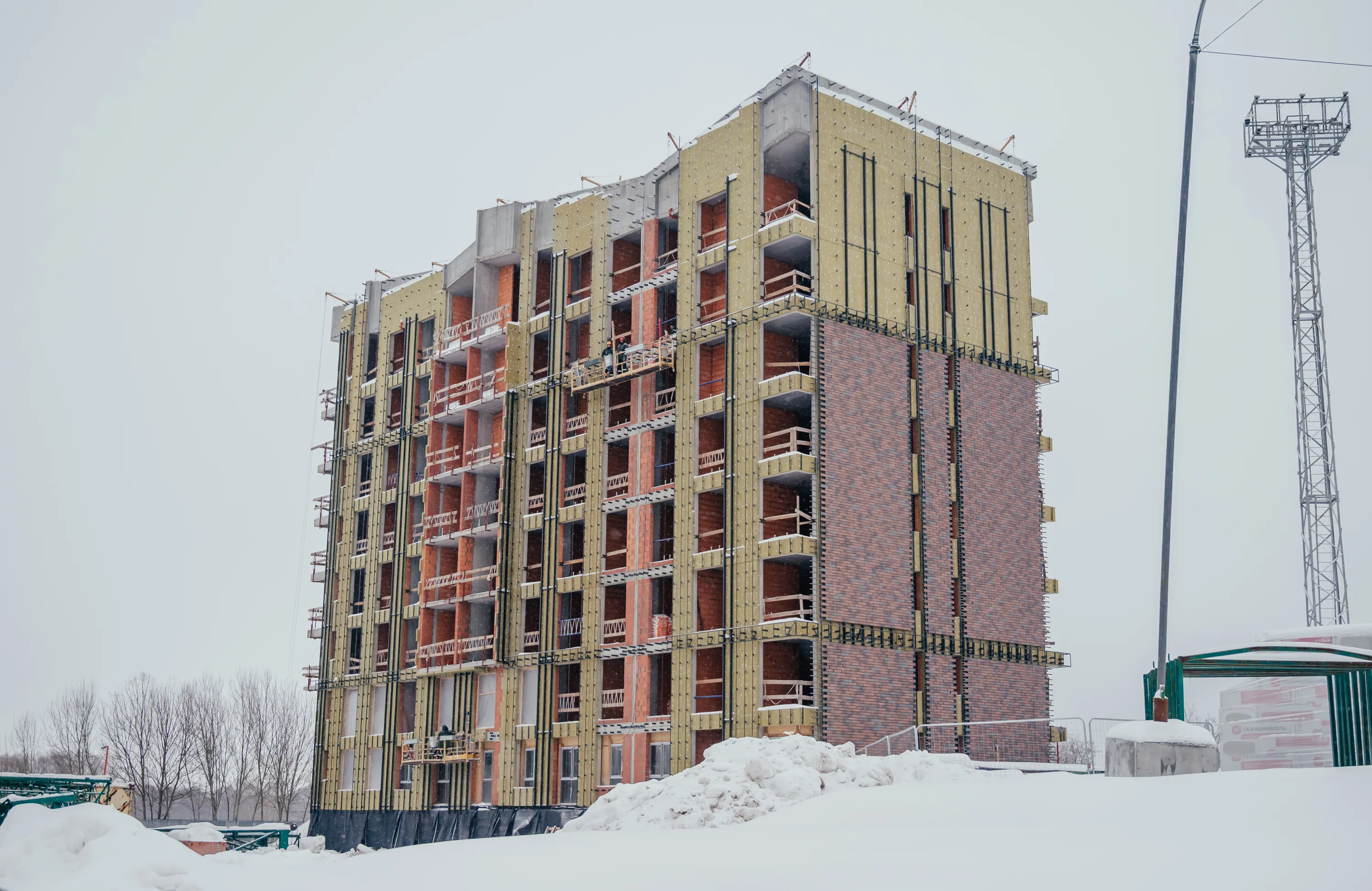 ЖК Окская стрелка ход строительства