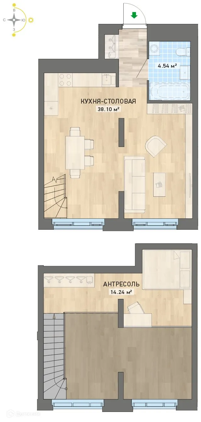 Фото квартиры в ЖК "NOVA park (Нова парк)"