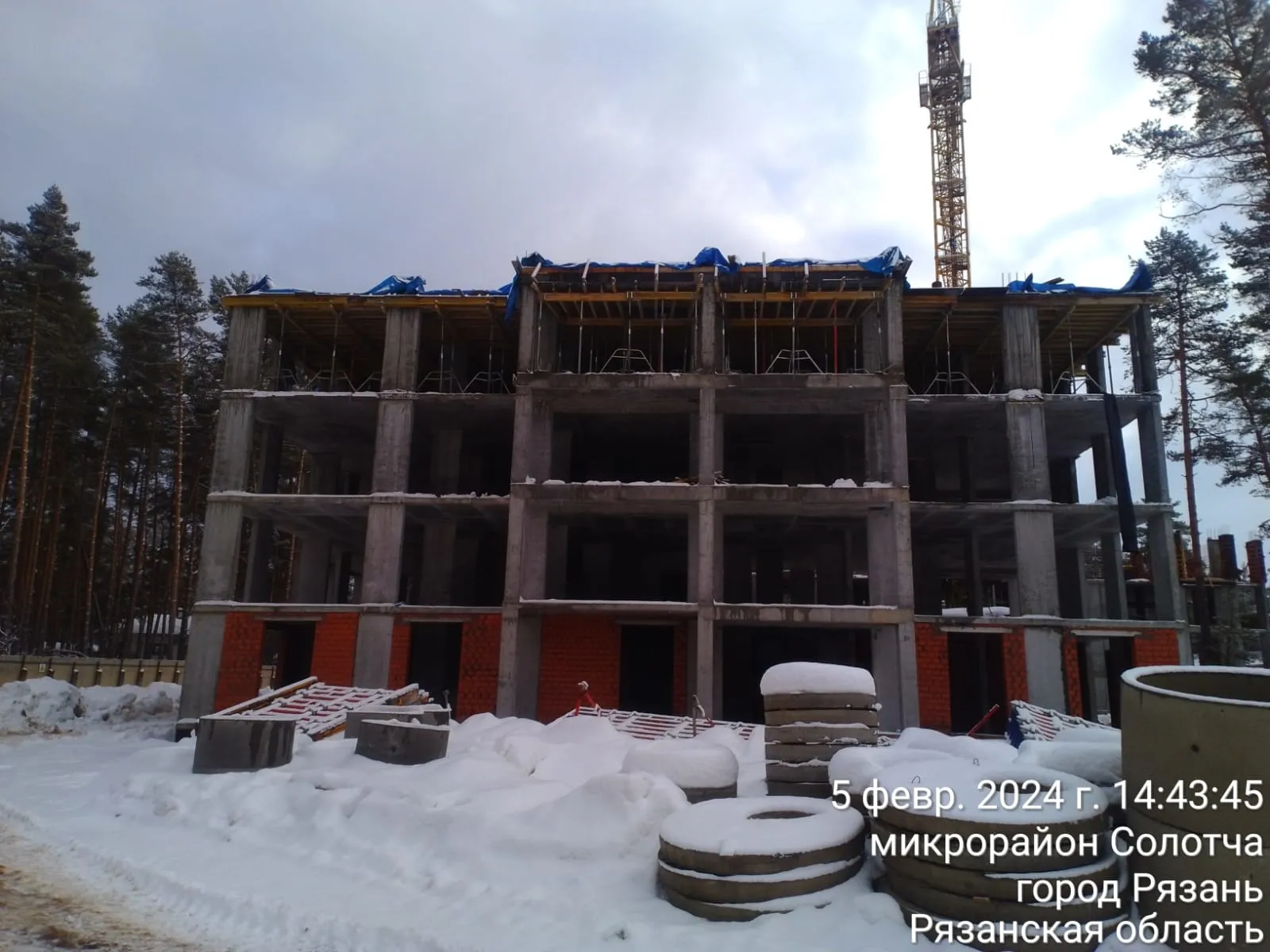 ЖК Солотчинский квартал ход строительства