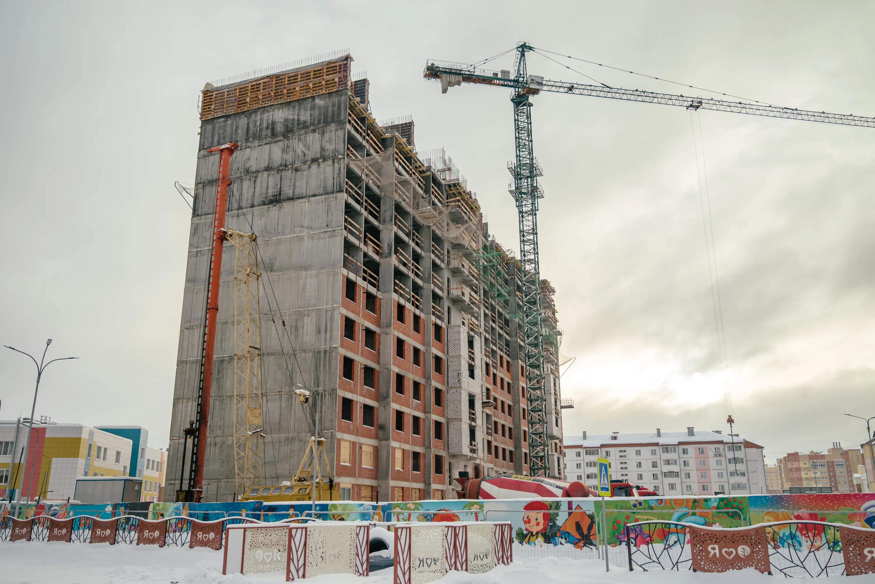 ЖК Еврокласс-5 ход строительства