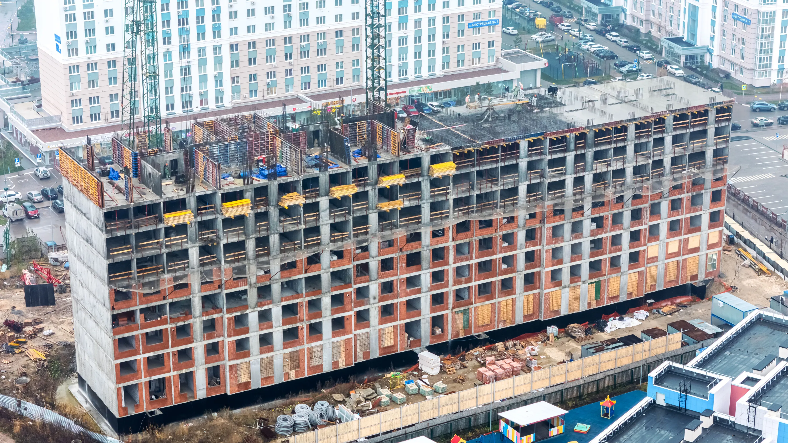 ЖК Еврокласс-5 ход строительства